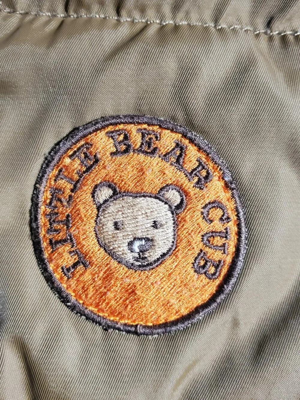 Gymboree Reversible Puffer Vest 'Little Bear Cub' Patch